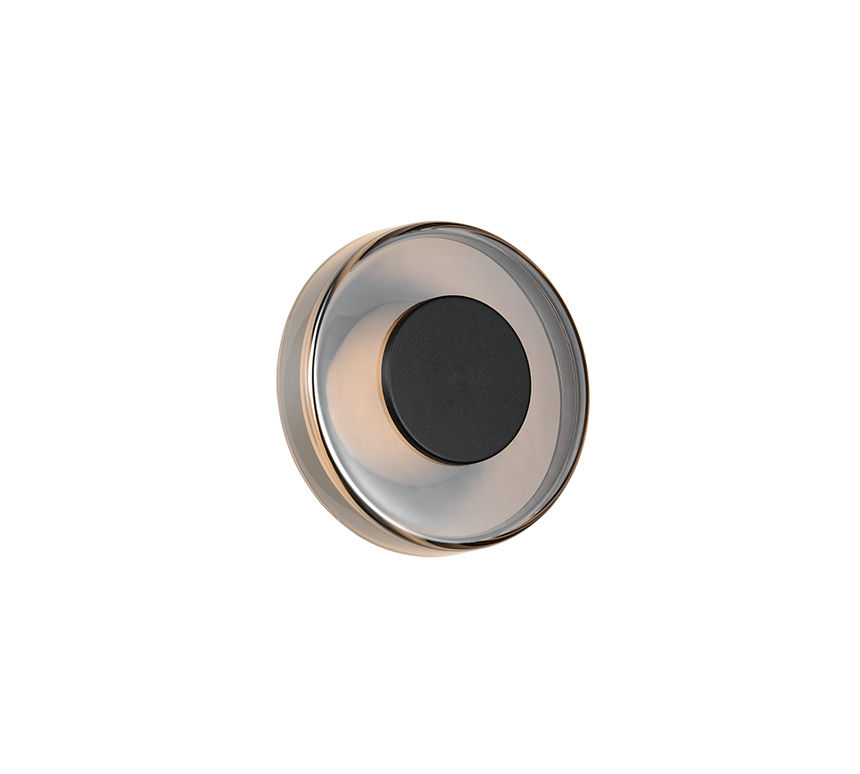 Aplique de pared Trio Celeste LED negro mate 3000K regulable 254910132