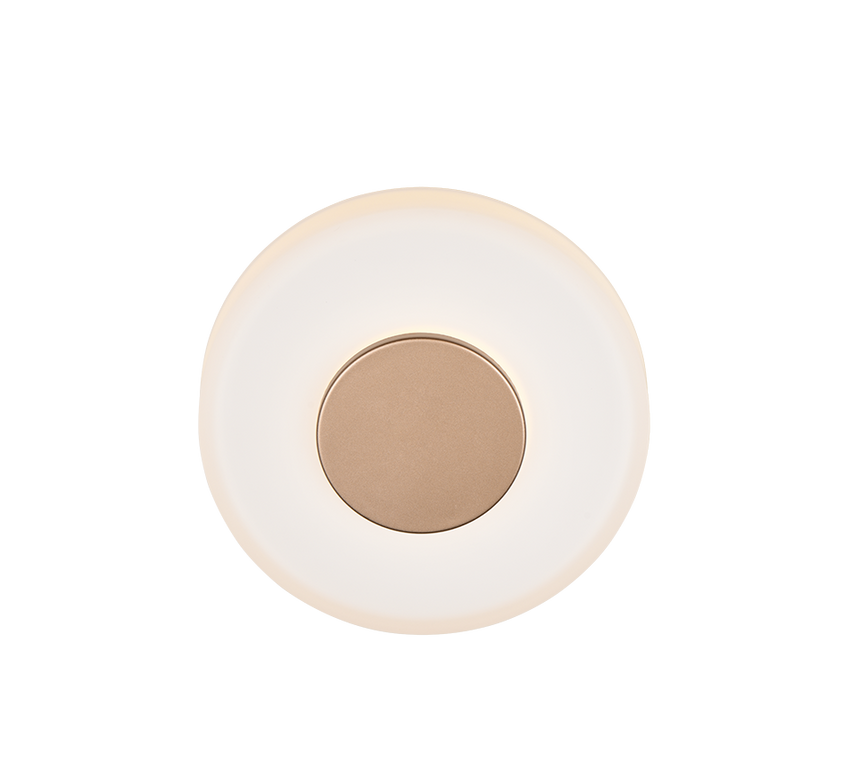 Aplique de pared Trio Celeste LED marrón café 3000K regulable 254910165 - vista 4