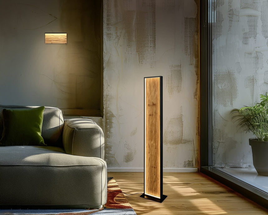 Aplique de pared Trio Kalea LED madera 3000K 255519130
