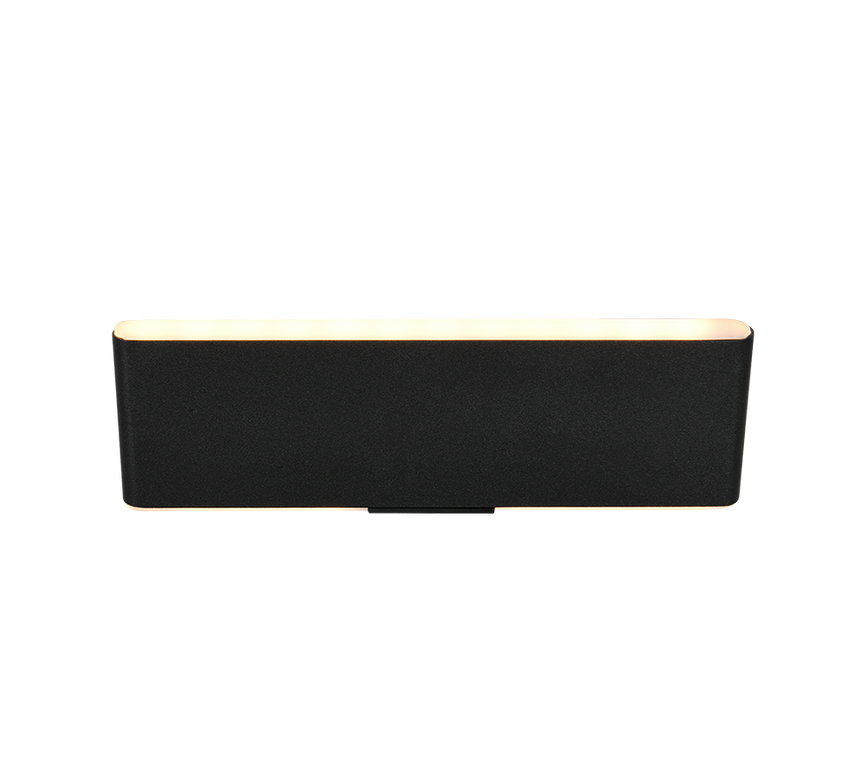 Aplique de pared Trio Conchita LED negro mate CCT 257610132