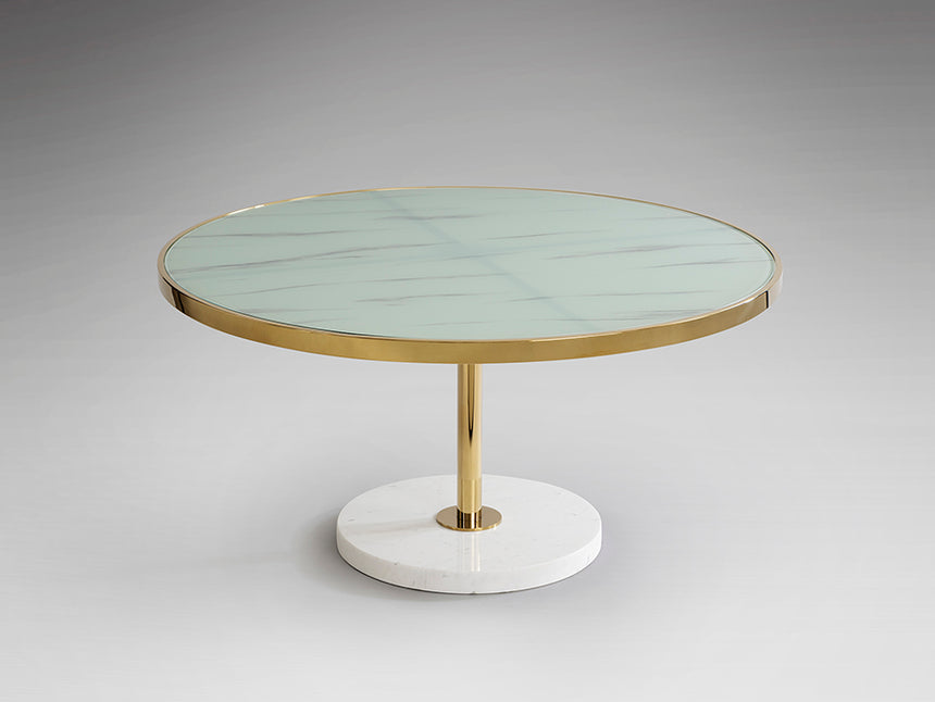 Schuller Dekala Mesa de centro blanco oro D90 258319