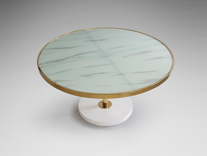 Schuller Dekala Mesa de centro blanco oro D90 258319