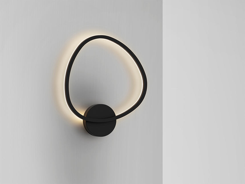 Schuller Opalis Aplique de pared negro 259033