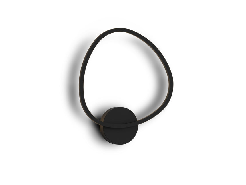 Lámpara aplique de pared Schuller Opalis LED negro 3000K ambiente