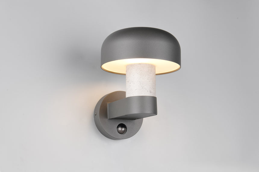 Aplique de exterior Trio Fraser LED concrete look 3000K IP54 262569178