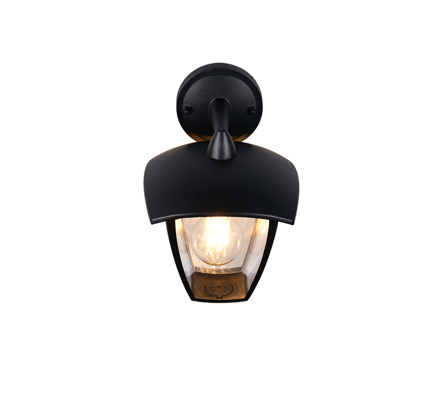 Aplique de exterior Trio Venta LED negro mate 2700K IP44 263260132