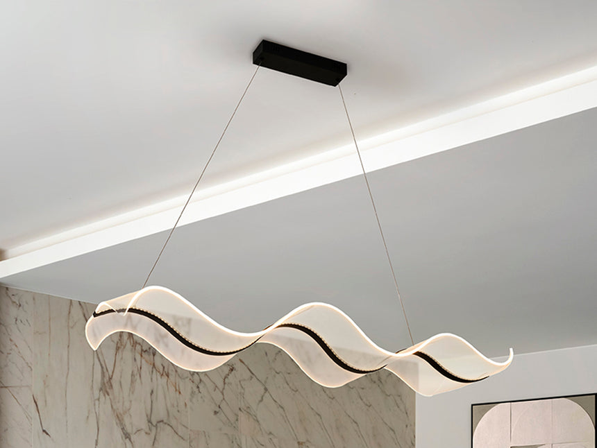 Schuller Olas Lámpara de techo colgante negro 268213