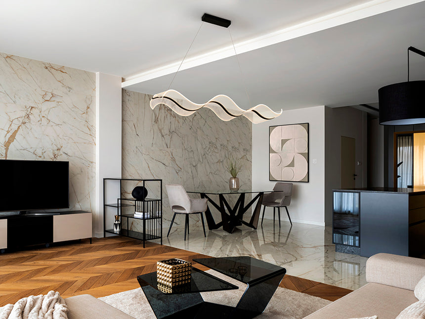 Schuller Olas Lámpara de techo colgante negro 268213