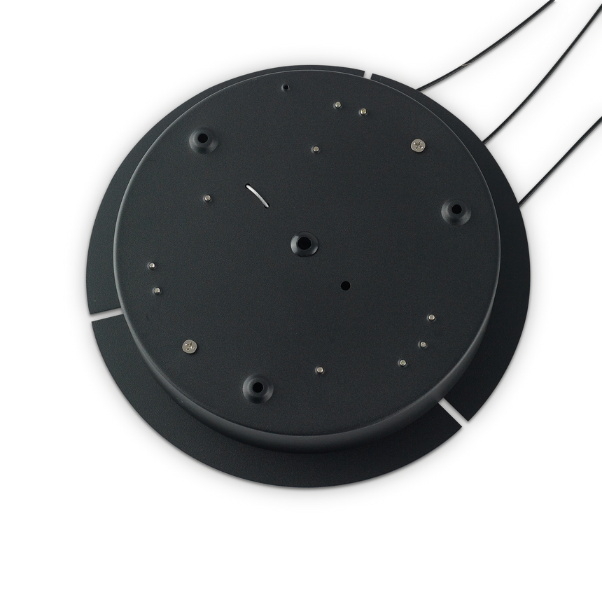 Lámpara colgante Ideal Lux Oz LED 52W 3000K Ø80cm negro — ref. 269450 (4)