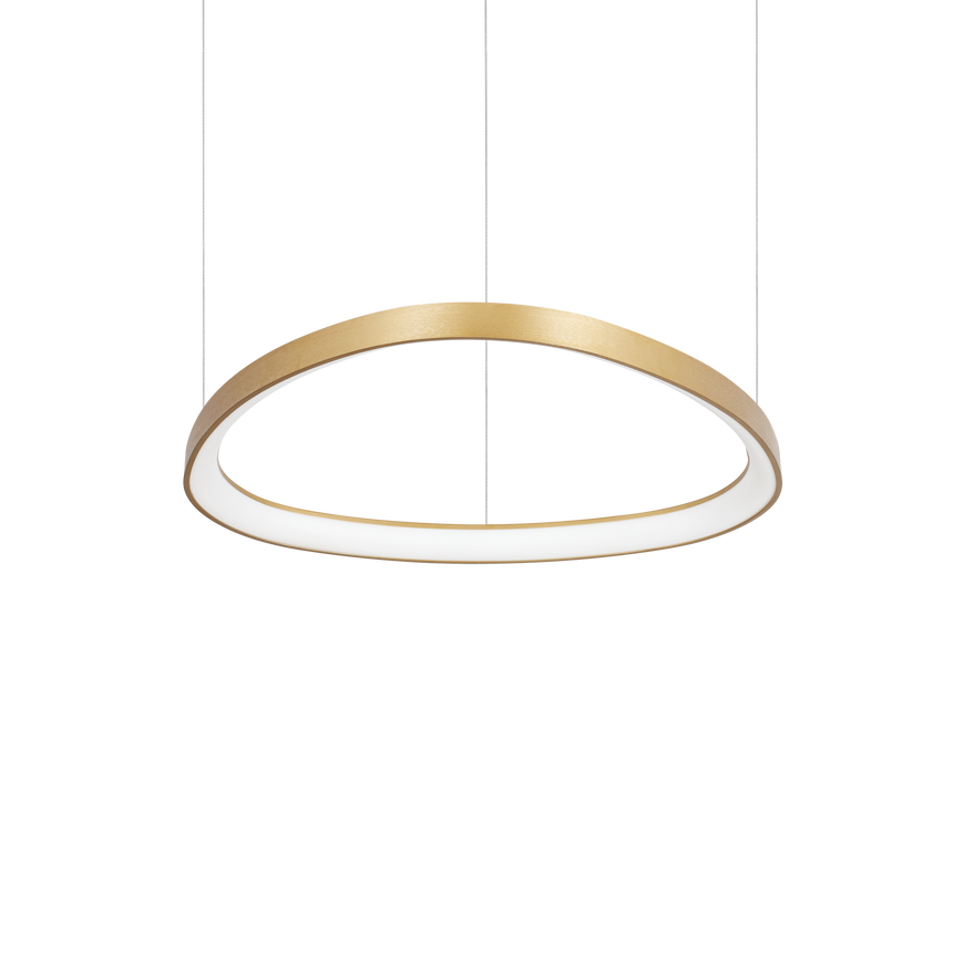 Lámpara colgante Ideal Lux Gemini latón LED 47W 3000K Ø61cm 269832