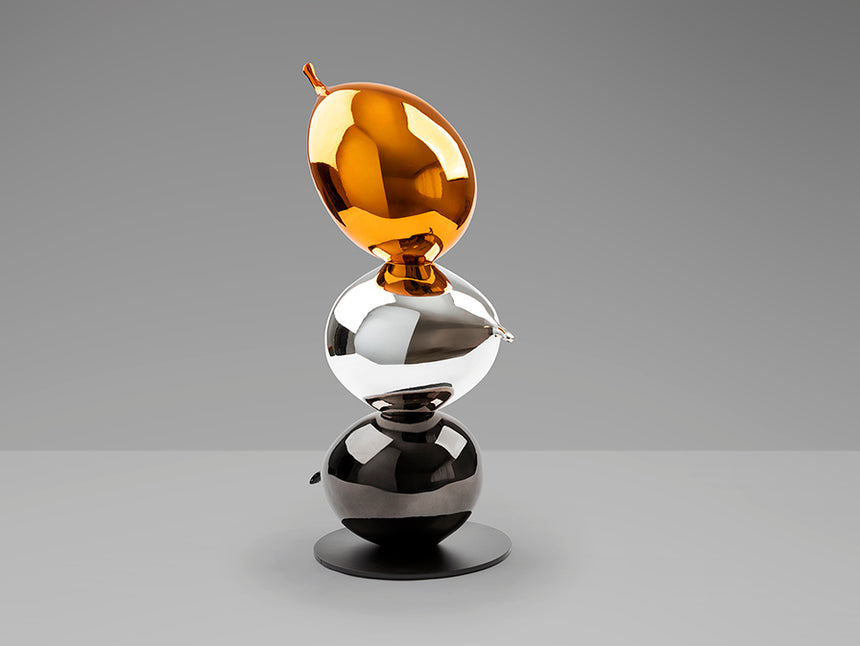 Figura decorativa Schuller Globos naranja y plata 272612 - imagen 5