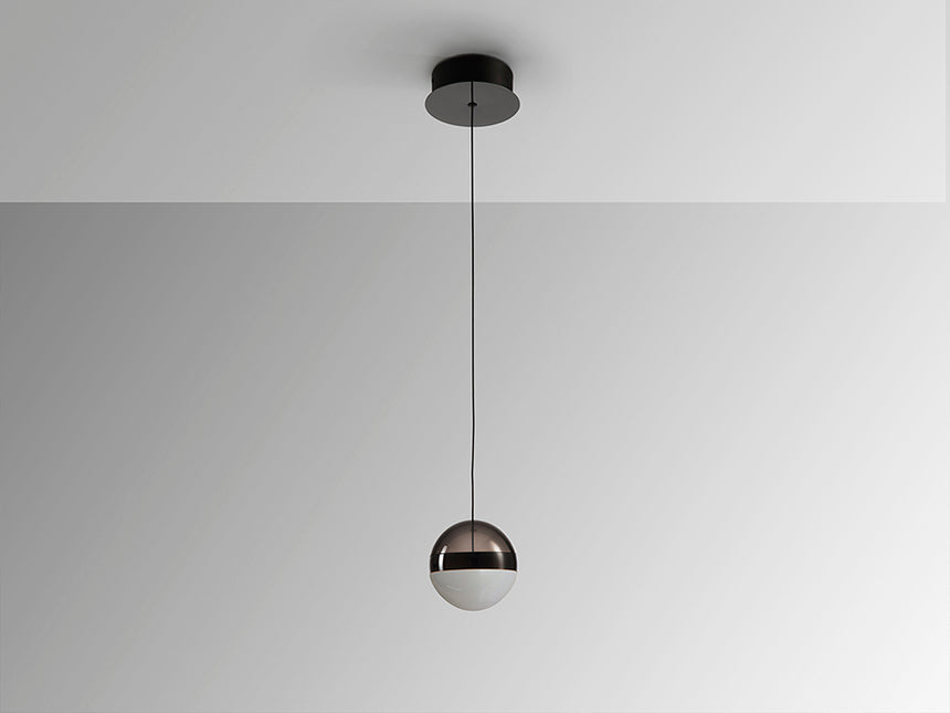 Lámpara de techo colgante Schuller Orbes 1 luz negro y smoke 3000K 276139 - imagen 6