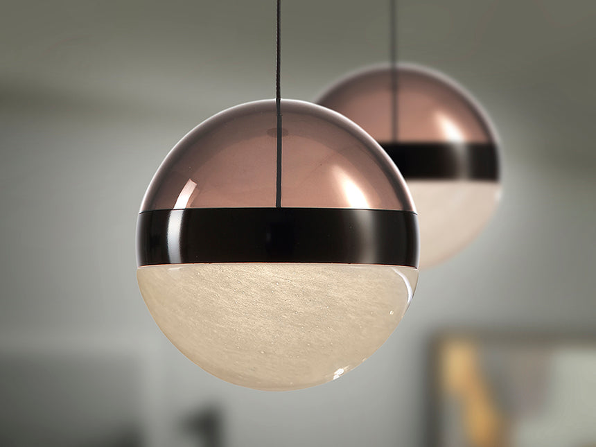 Schuller Orbes Lámpara de techo colgante 1 luz cromo negro D15 276252