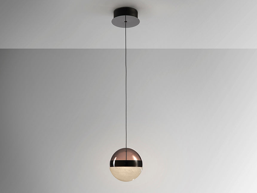 Lámpara de techo colgante Schuller Orbes 1 luz negro y smoke 3000K 276252 - imagen 5