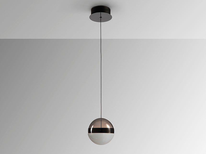 Lámpara de techo colgante Schuller Orbes 1 luz negro y smoke 3000K 276252 - imagen 6