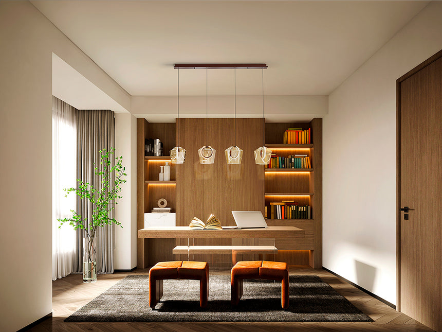 Schuller Ingrid 4-light Champagne Lamp 279680