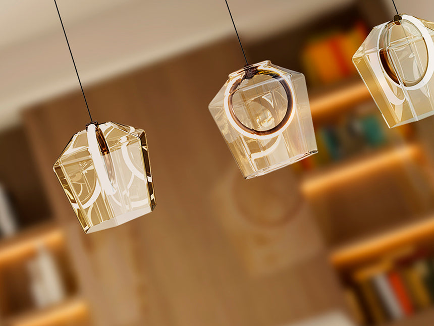 Schuller Ingrid 4-light Champagne Lamp 279680