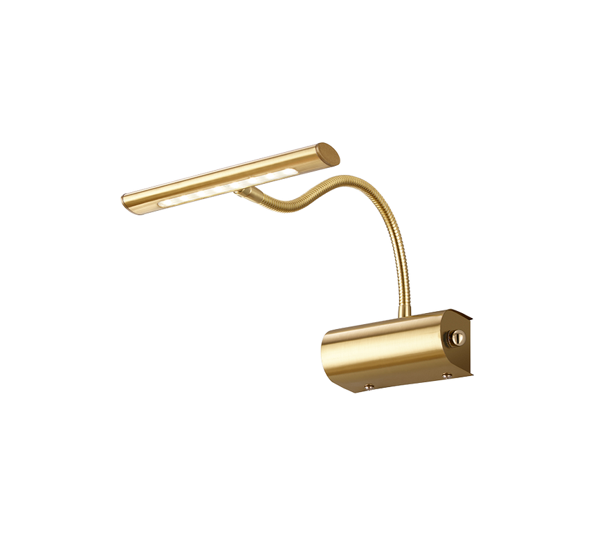 Aplique de pared Trio Curtis LED bronce mate 3000K regulable 35cm 279770108