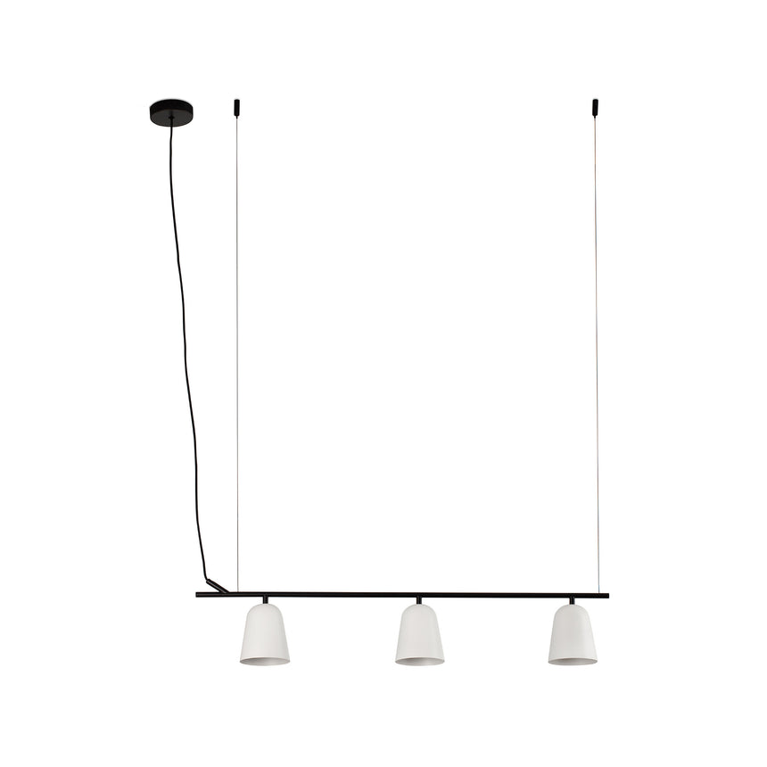 Lámpara de techo colgante Faro Studio E14 LED blanco mate 28267