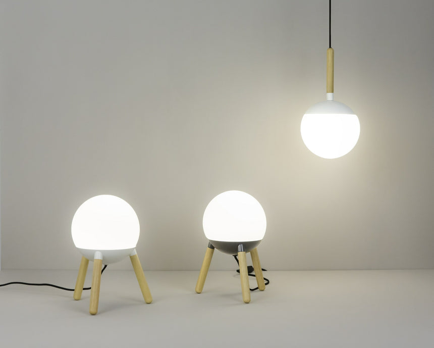 Faro MINE GLASS Lámpara colgante blanca 28375