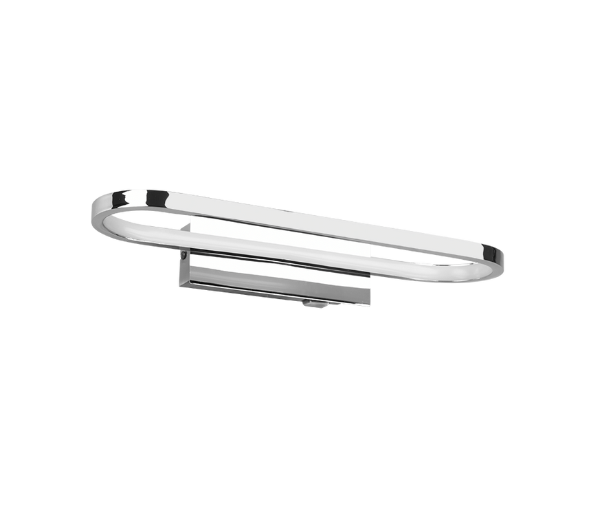 Aplique de baño Trio Gianni LED cromo 3000K IP44 283770106