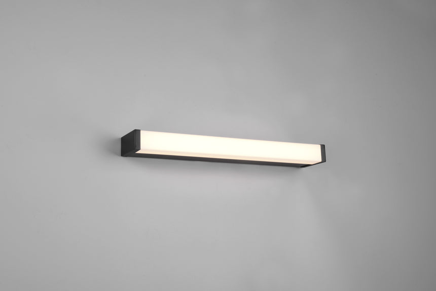 Aplique de baño Trio Fabio LED negro mate 3000K IP44 283814232