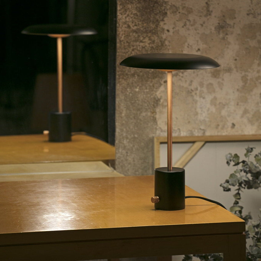 Lámpara de mesa Faro Hoshi LED 2700K negro mate — ref. 28388 (2)