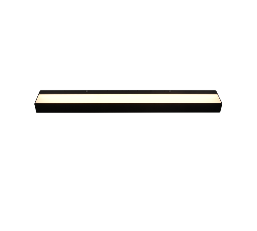 Aplique de baño Trio Rocco LED negro mate 3000K IP44 283916032