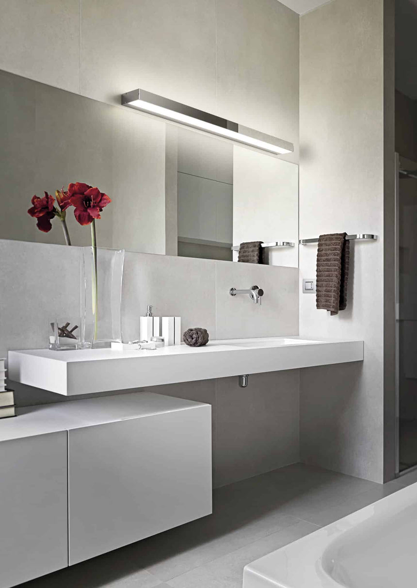 Trio Rocco Chrome Aluminum LED Wall Light 283919006