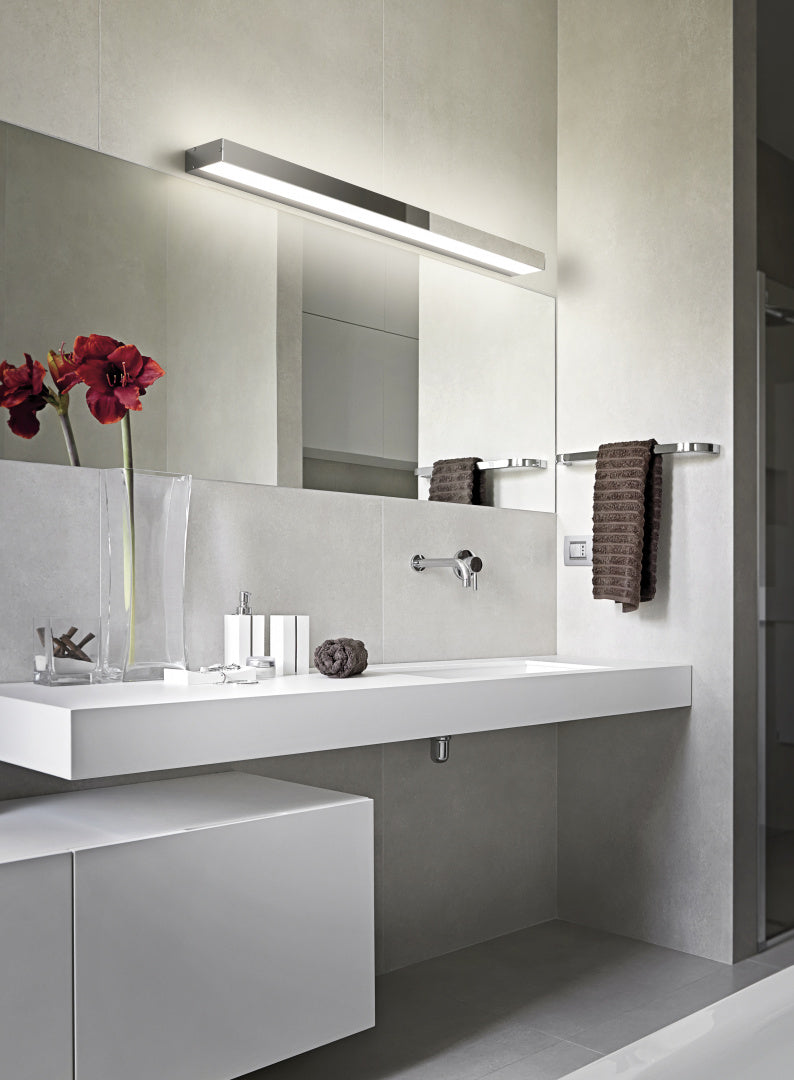 Aplique de exterior Trio Rocco LED cromo 13W 3000K IP44 283919006