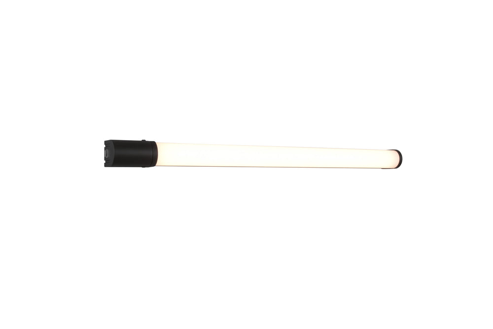 Trio Piera Black mat plastic LED wall light 284077932