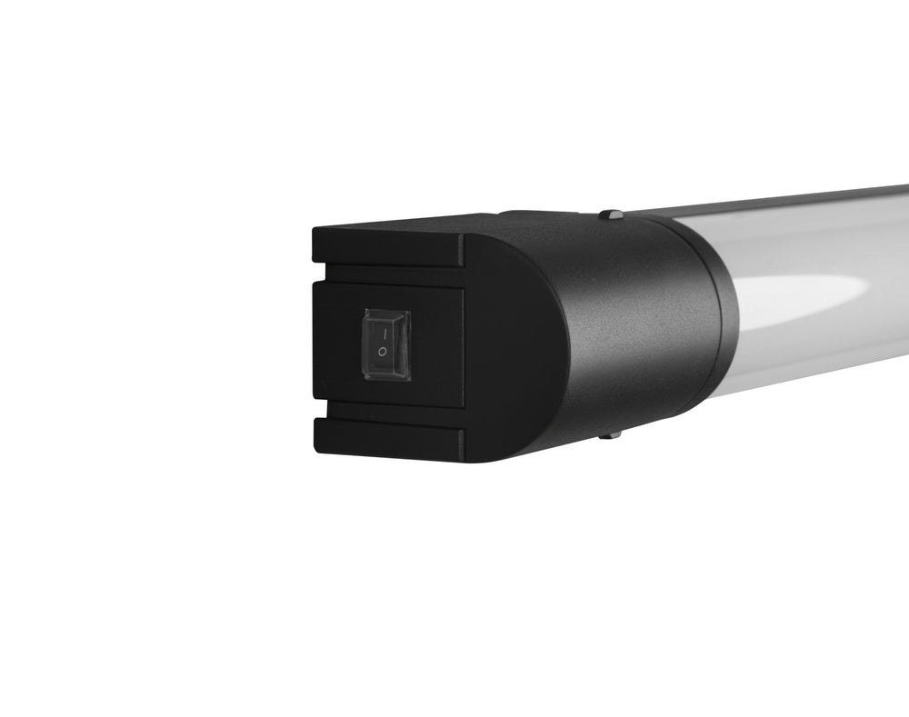 Trio Piera Black mat plastic LED wall light 284077932