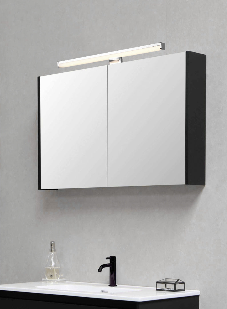 Aplique de baño Trio Lino LED cromo 3000K IP44 284114006