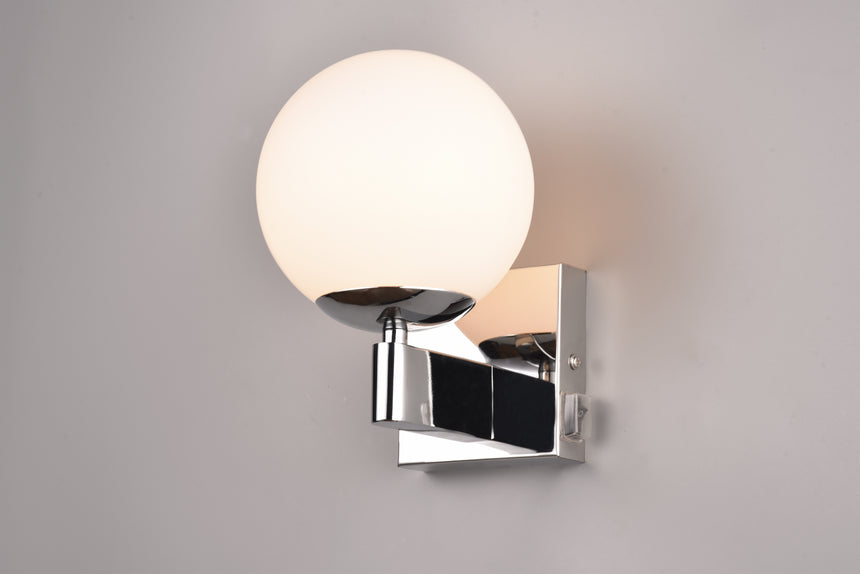 Aplique de baño Trio Kula LED cromo 2700K IP44 284270106
