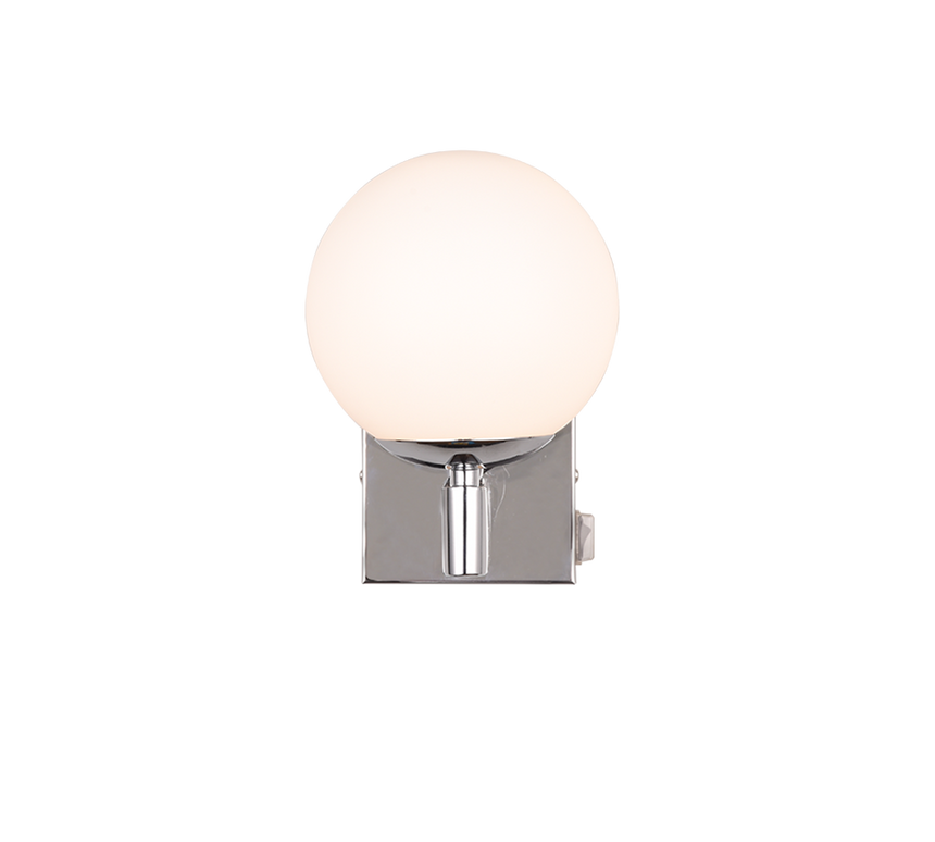 Aplique de baño Trio Kula LED cromo 2700K IP44 284270106