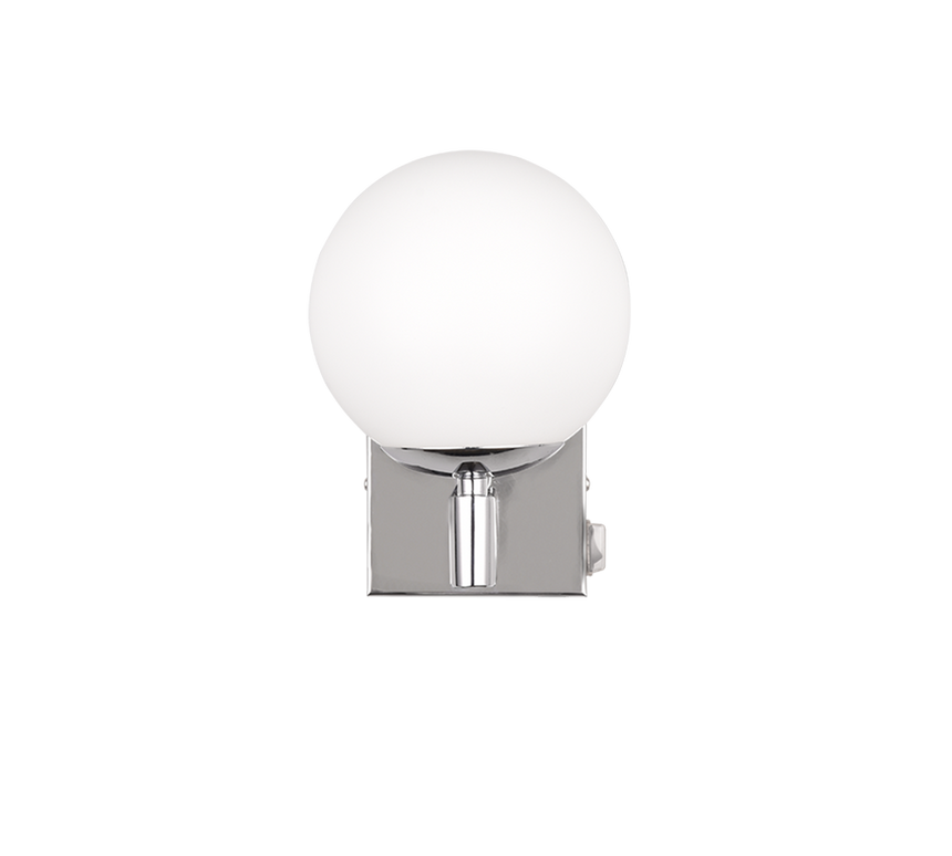 Aplique de baño Trio Kula LED cromo 2700K IP44 284270106