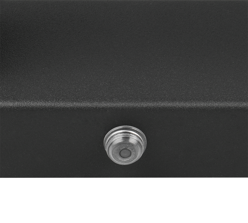 Aplique de baño Trio Fabrizio LED negro mate IP44 284779132
