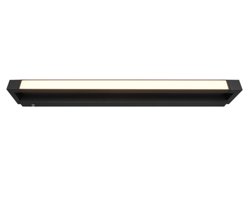Aplique de baño Trio Fabrizio LED negro mate IP44 284779132