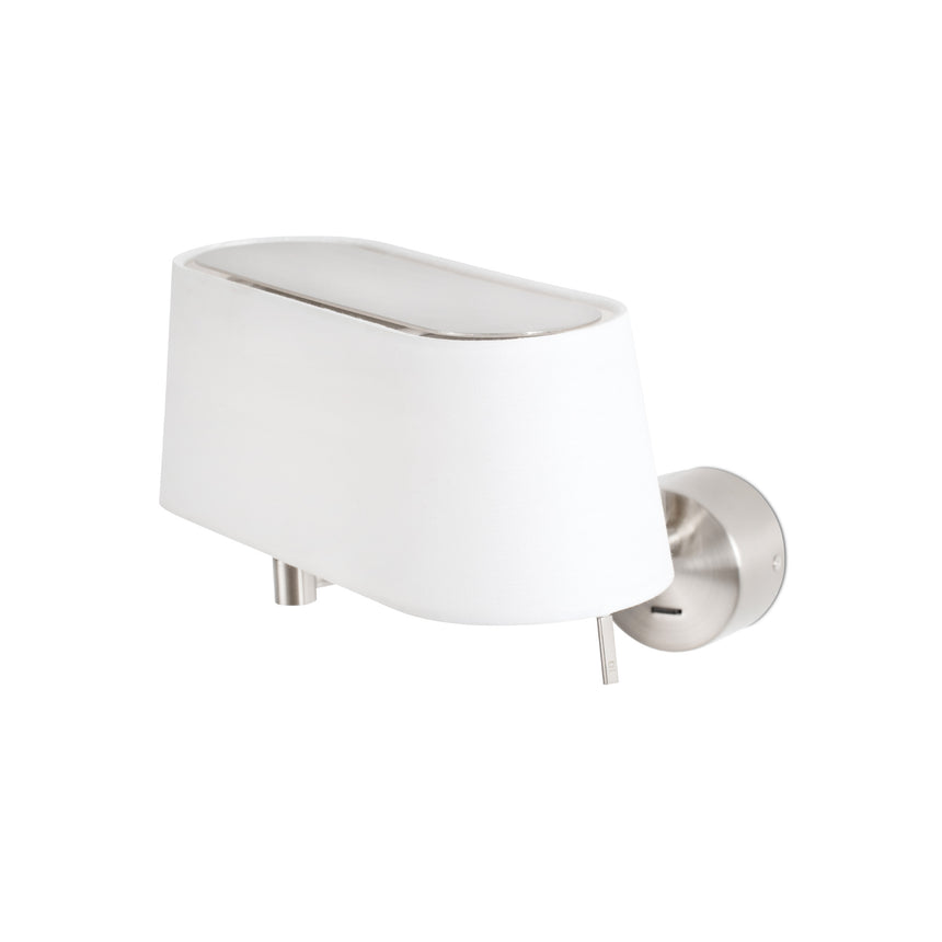 Faro DESLIZ Nickel wall lamp 28480