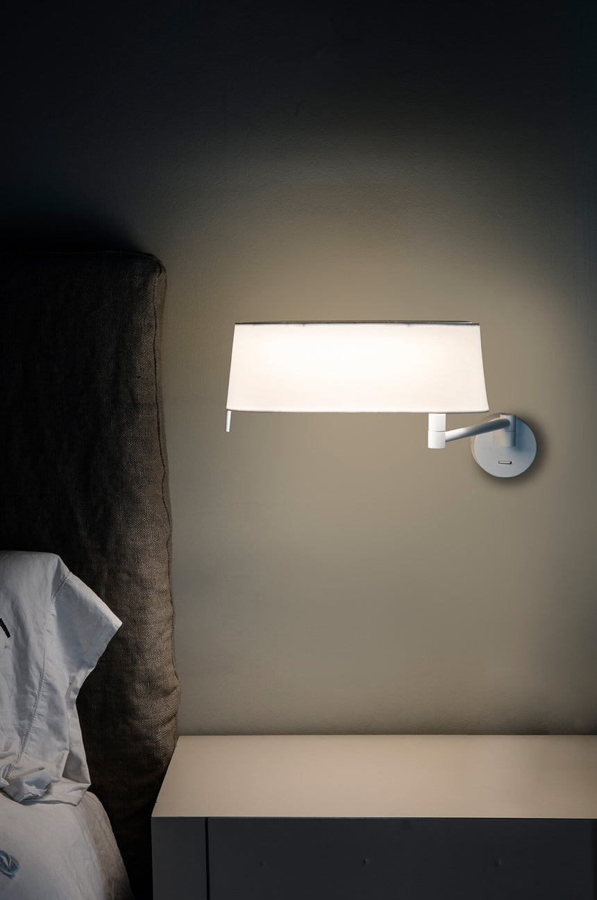 Faro DESLIZ White wall lamp 28481