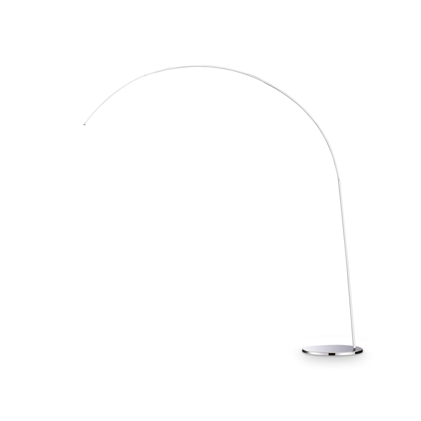 Lámpara de pie Ideal Lux Dorsale cromo 60W 228cm 286662