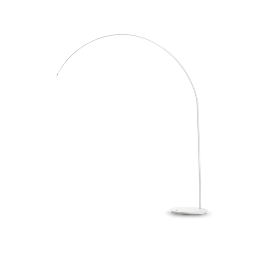 Lámpara de pie Ideal Lux Dorsale blanco 60W 228cm 286686