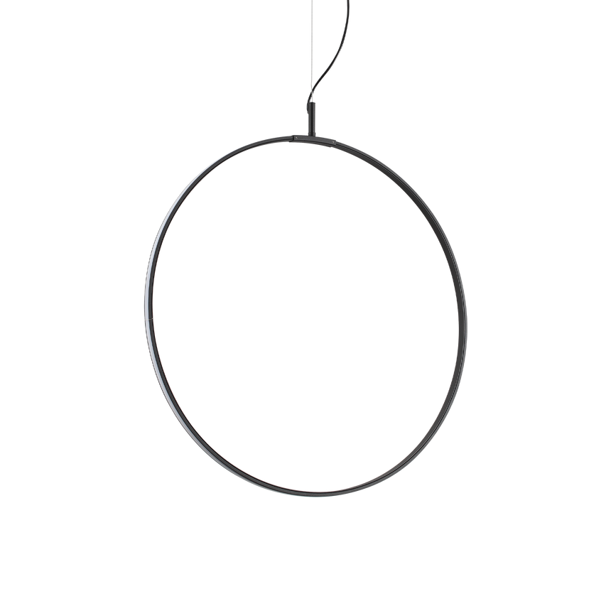 Lámpara colgante Ideal Lux Circus negro LED 33W Ø60cm 291376