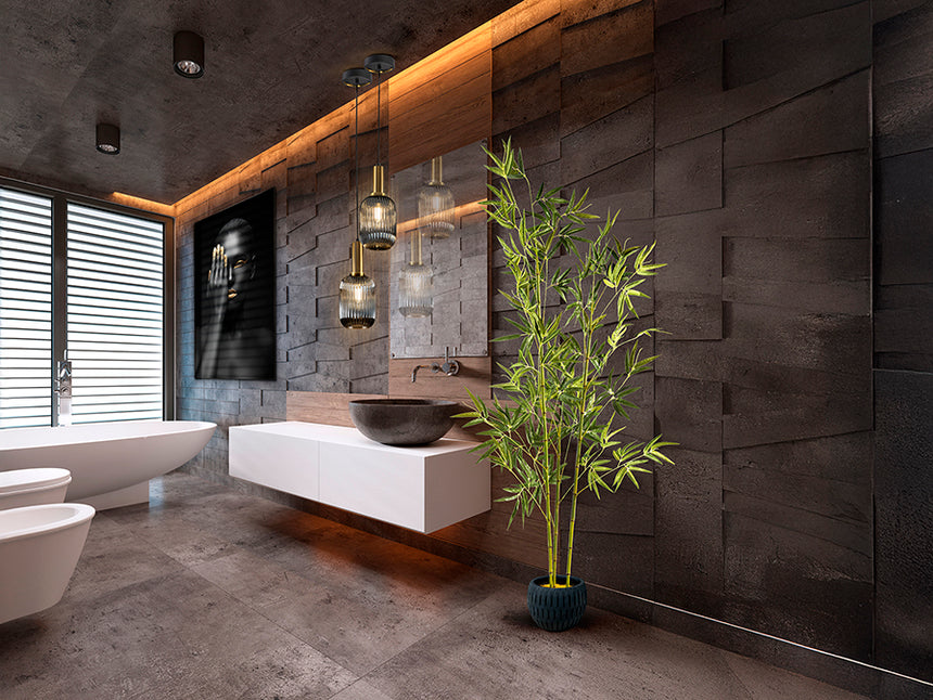 Planta artificial Schuller Bambú cemento 170cm 291910 - imagen 3