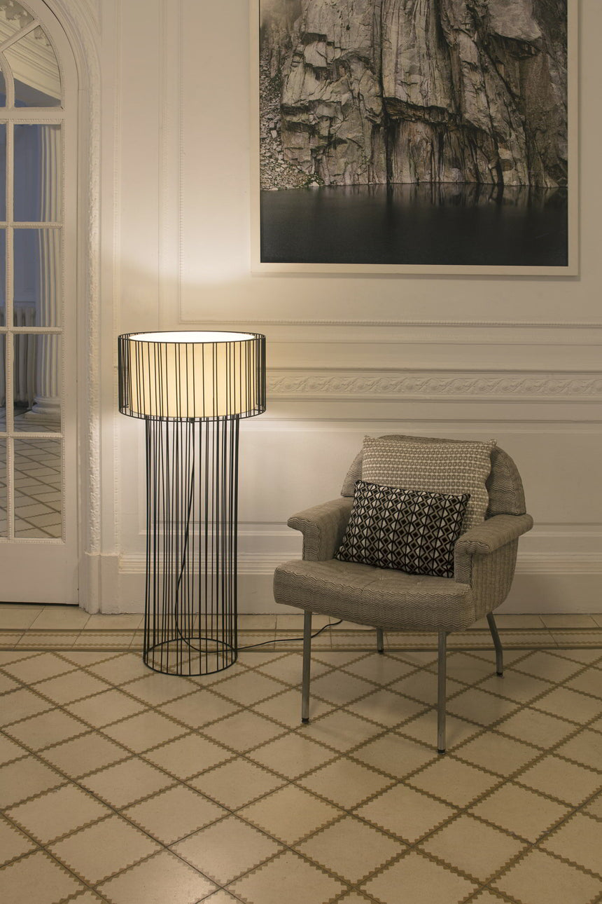 Faro LINDA Lámpara de pie negro 29312