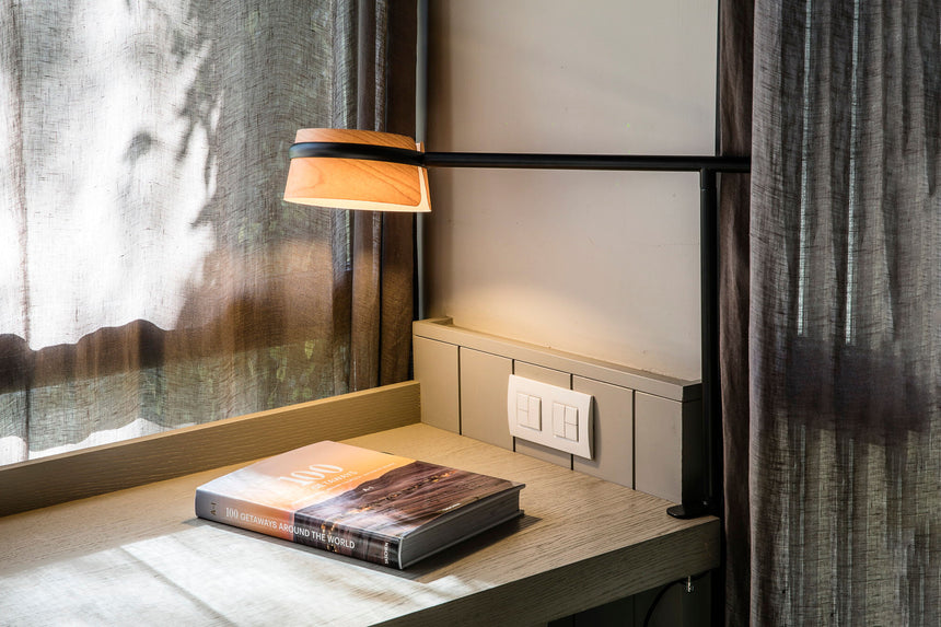 Faro LOOP Black table lamp with clip 29568