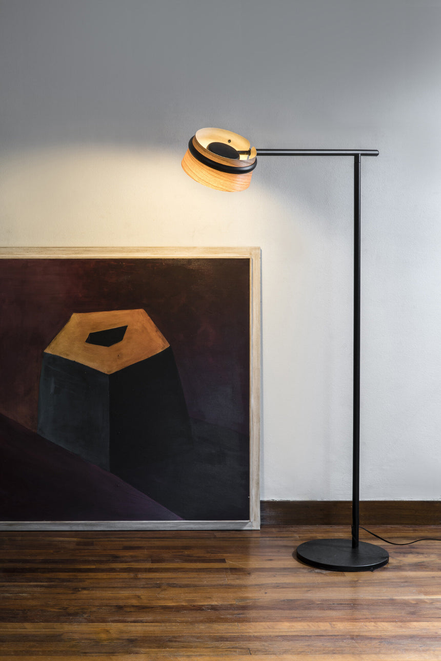 Faro LOOP Lámpara pie de salón negro 29569