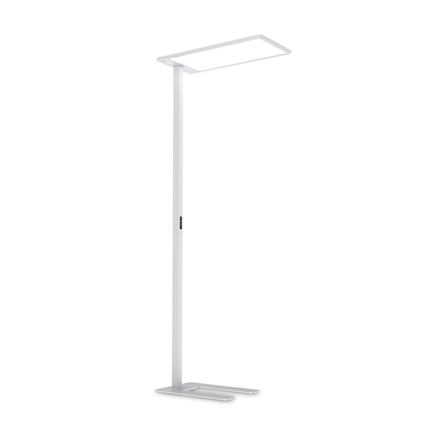 Lámpara de pie Ideal Lux Comfort blanco cristal LED 76W regulable 0,2cm 296685