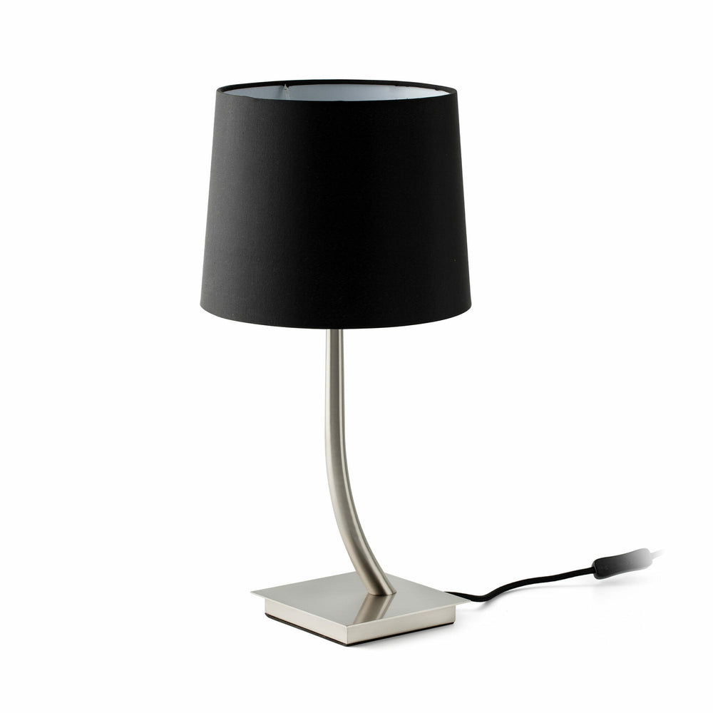 Faro REM Matte nickel/black table lamp 29684-06