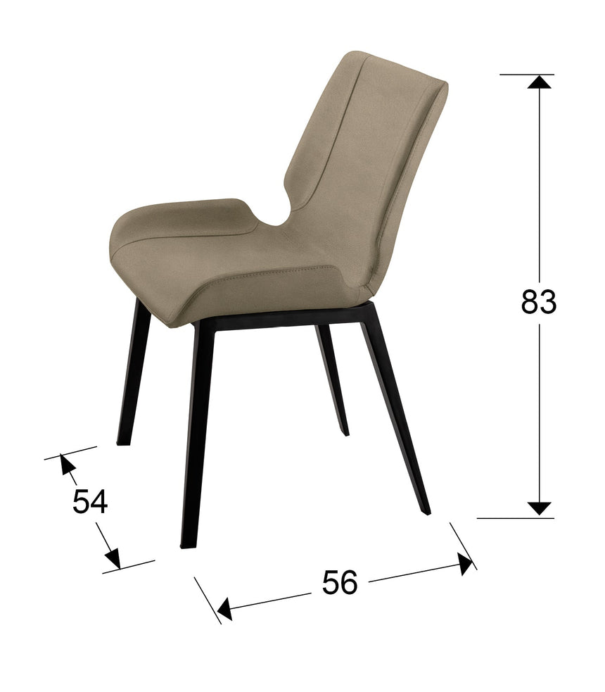 Schuller Kiara Chair Black/Beige 297257